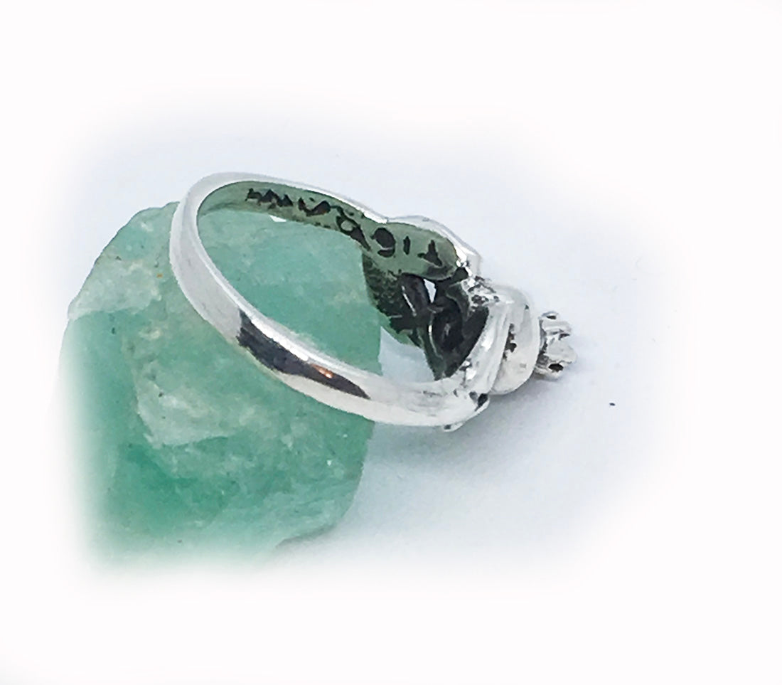 Pomegranate Small Sterling Silver Ring V2