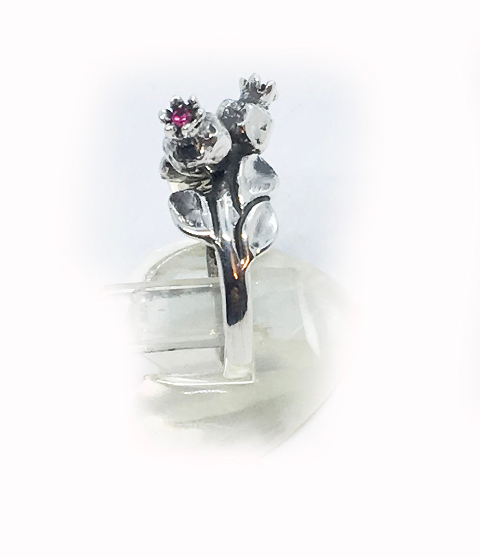 Pomegranate Sterling Silver Ring