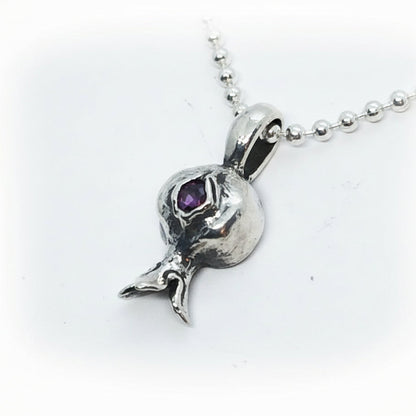 Pomegranate Sterling Silver Pendant