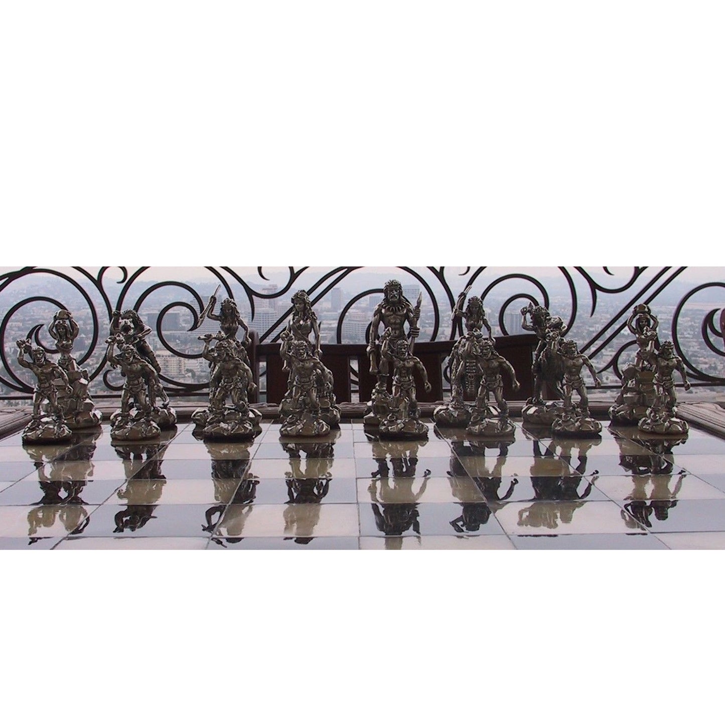 Tigrani Prehistorical Sterling Silver Chess set