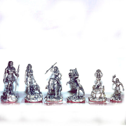 Tigrani Prehistorical Sterling Silver Chess set
