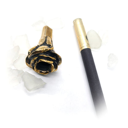 Rose Head Sterling Silver Cigarette Pipe