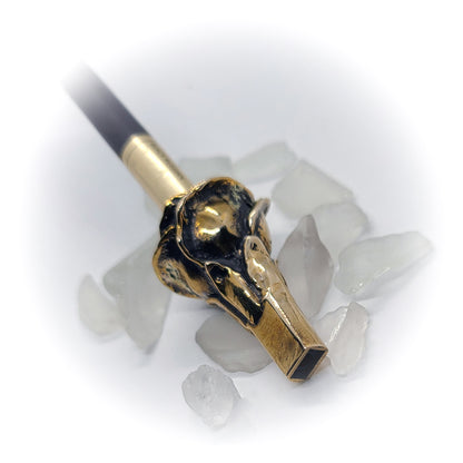 Rose Head Sterling Silver Cigarette Pipe