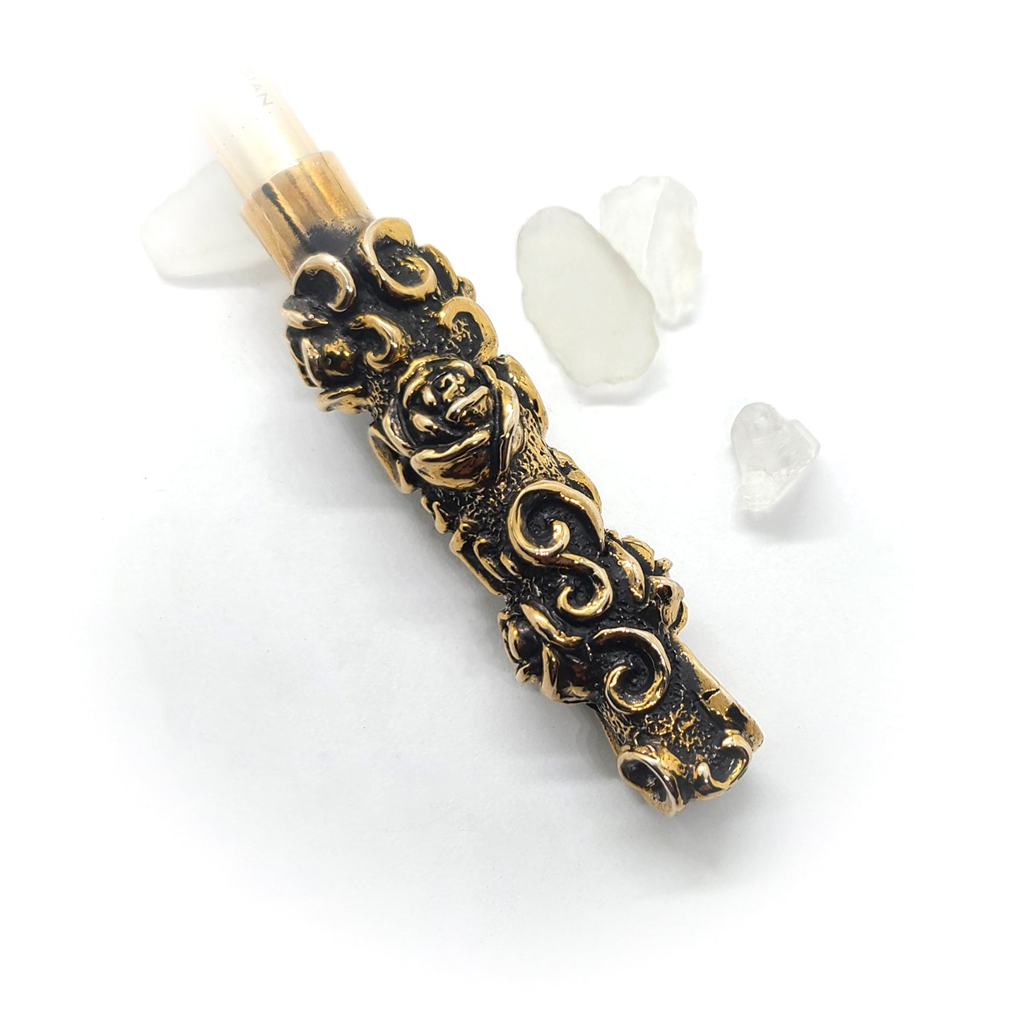 Rose Blossom Sterling Silver Cigarette Pipe
