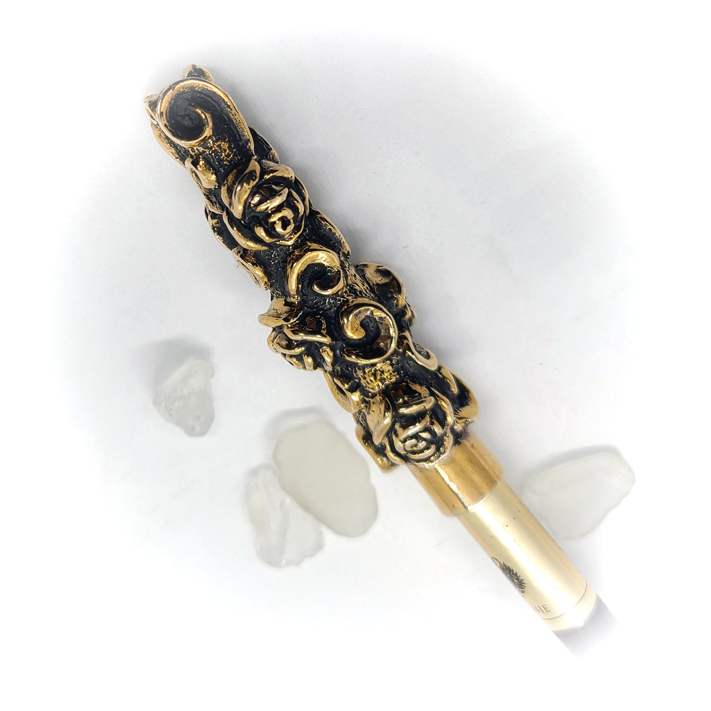 Rose Blossom Sterling Silver Cigarette Pipe