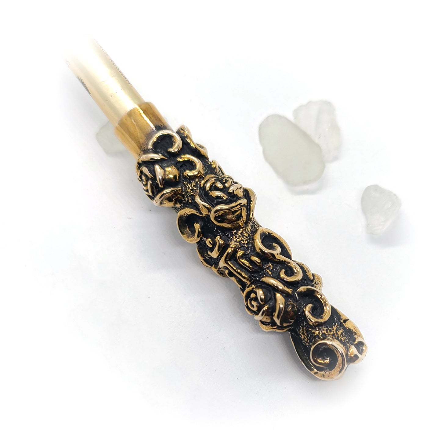 Rose Blossom Sterling Silver Cigarette Pipe