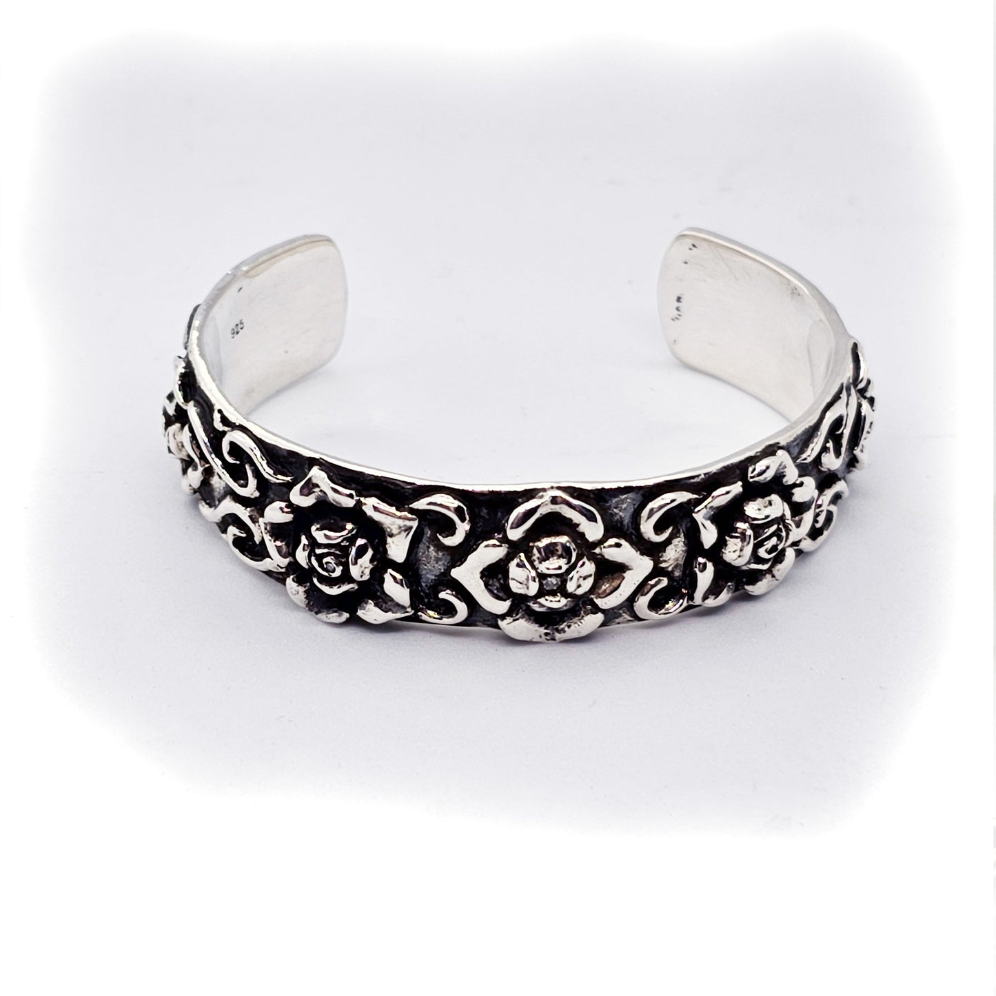 Roses Sterling Silver Bracelet