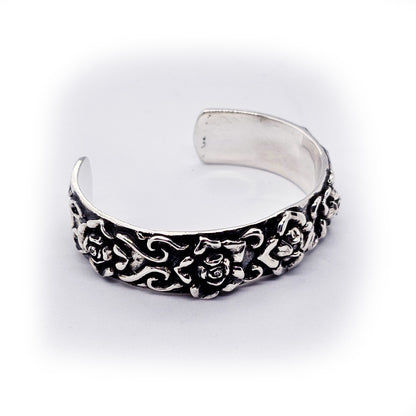 Roses Sterling Silver Bracelet