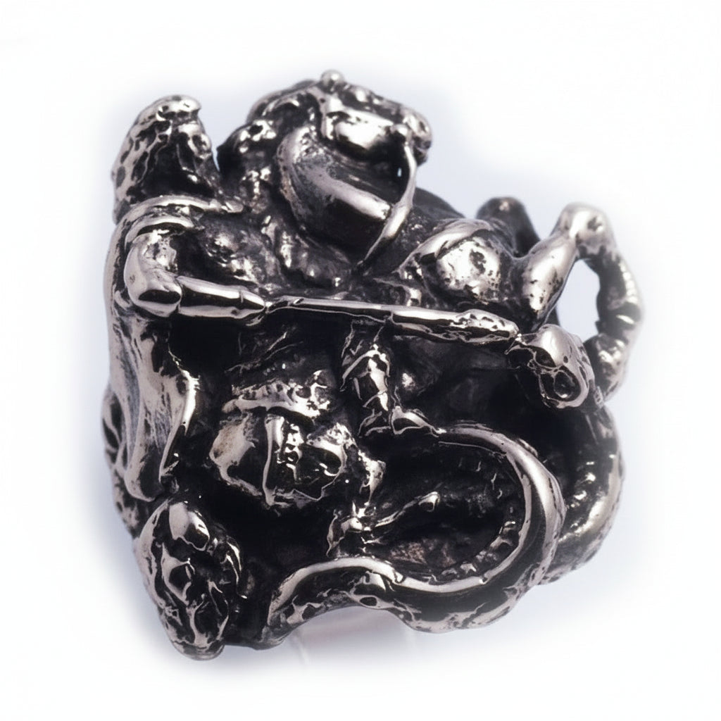 Saint Sarkis Armenian Sterling Silver Ring