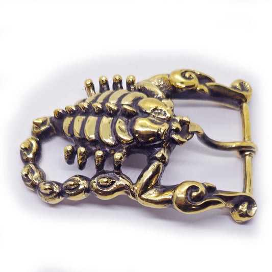 Scorpion Brass Belt Buckle