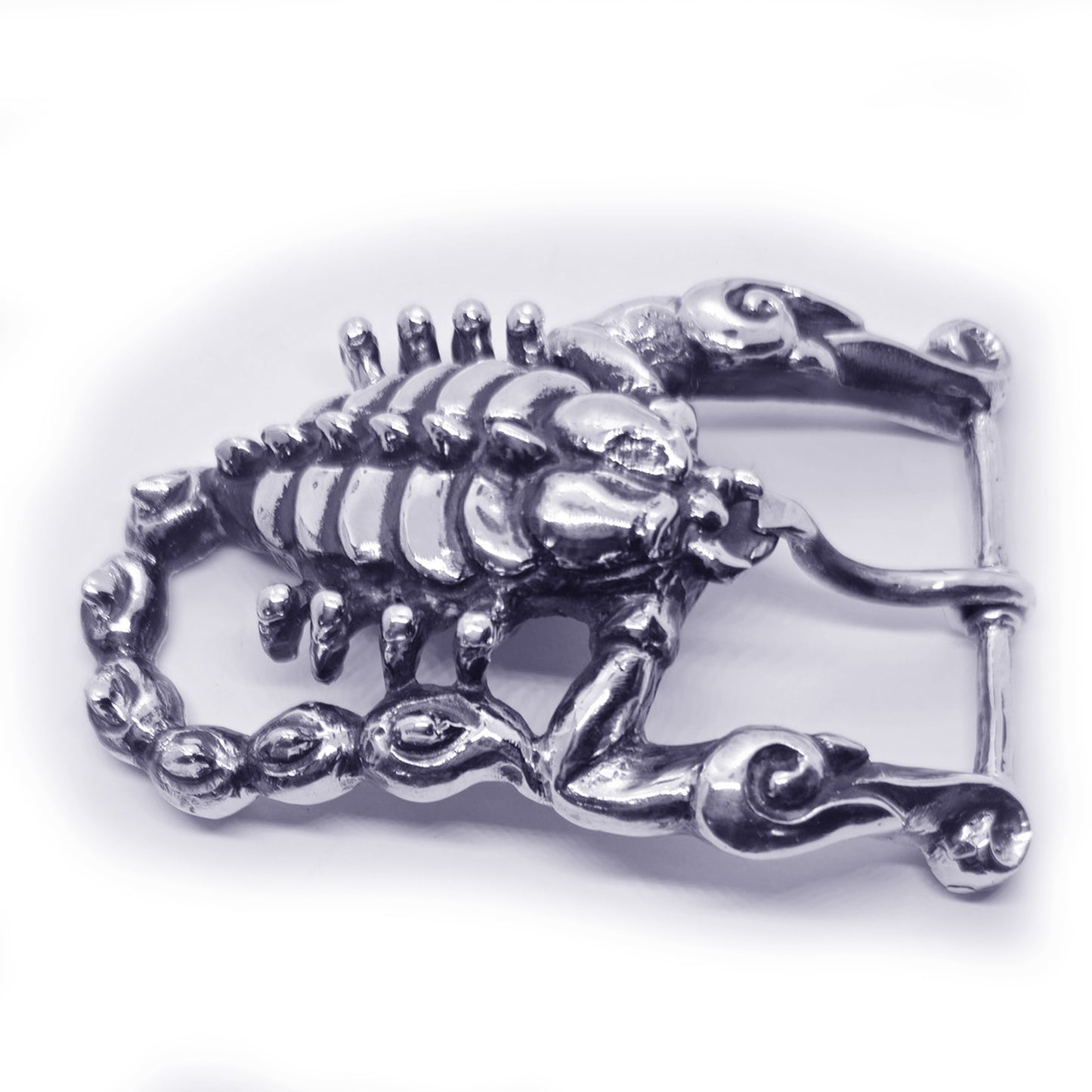 Scorpion Sterling Silver Belt Buckle