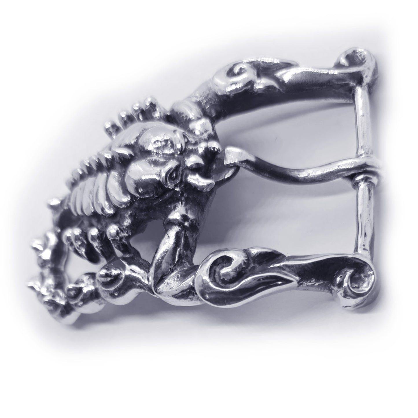 Scorpion Sterling Silver Belt Buckle