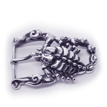 Scorpion Sterling Silver Belt Buckle
