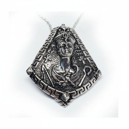 Cleopatra Sterling Silver Pendant