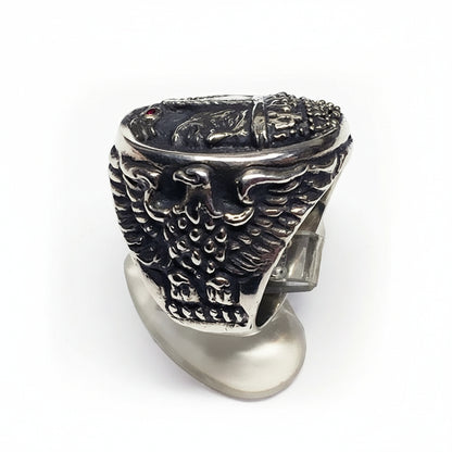 Armenian Powerfull King of Kings Tigran The Great Sterling Silver Ring V2