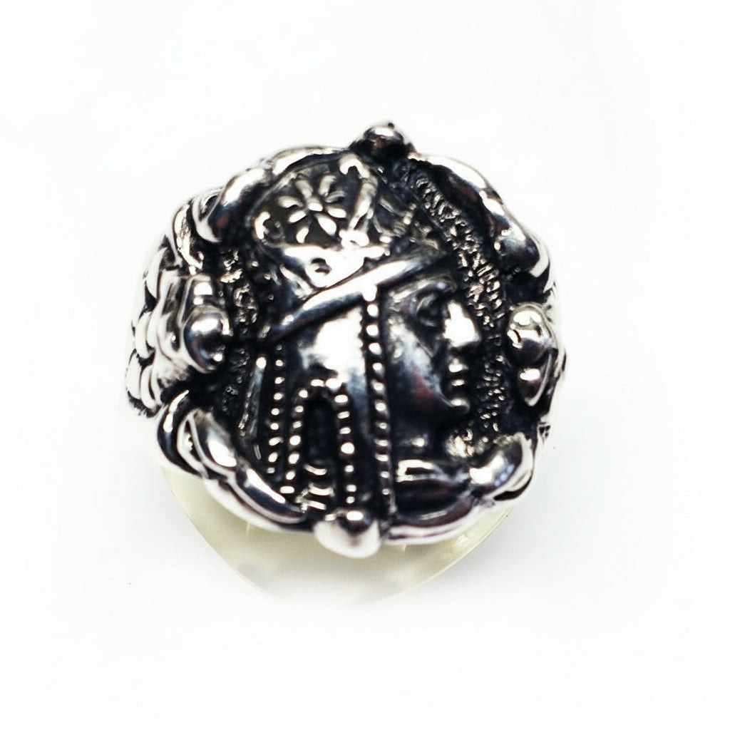 Armenian Powerfull King of Kings Tigran The Great Sterling Silver Ring V4