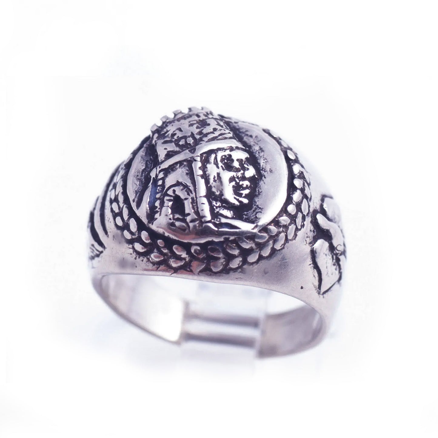 Armenian Powerfull King of Kings Tigran The Great Sterling Silver Ring V6