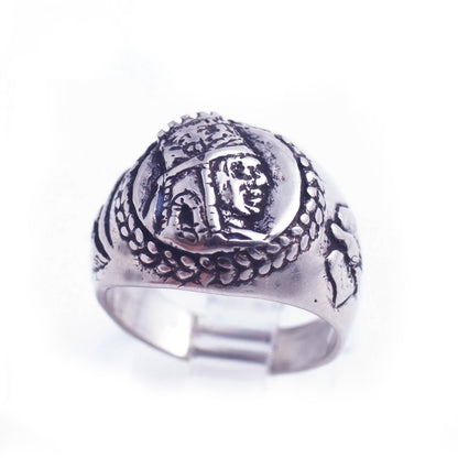 Armenian Powerfull King of Kings Tigran The Great Sterling Silver Ring V6