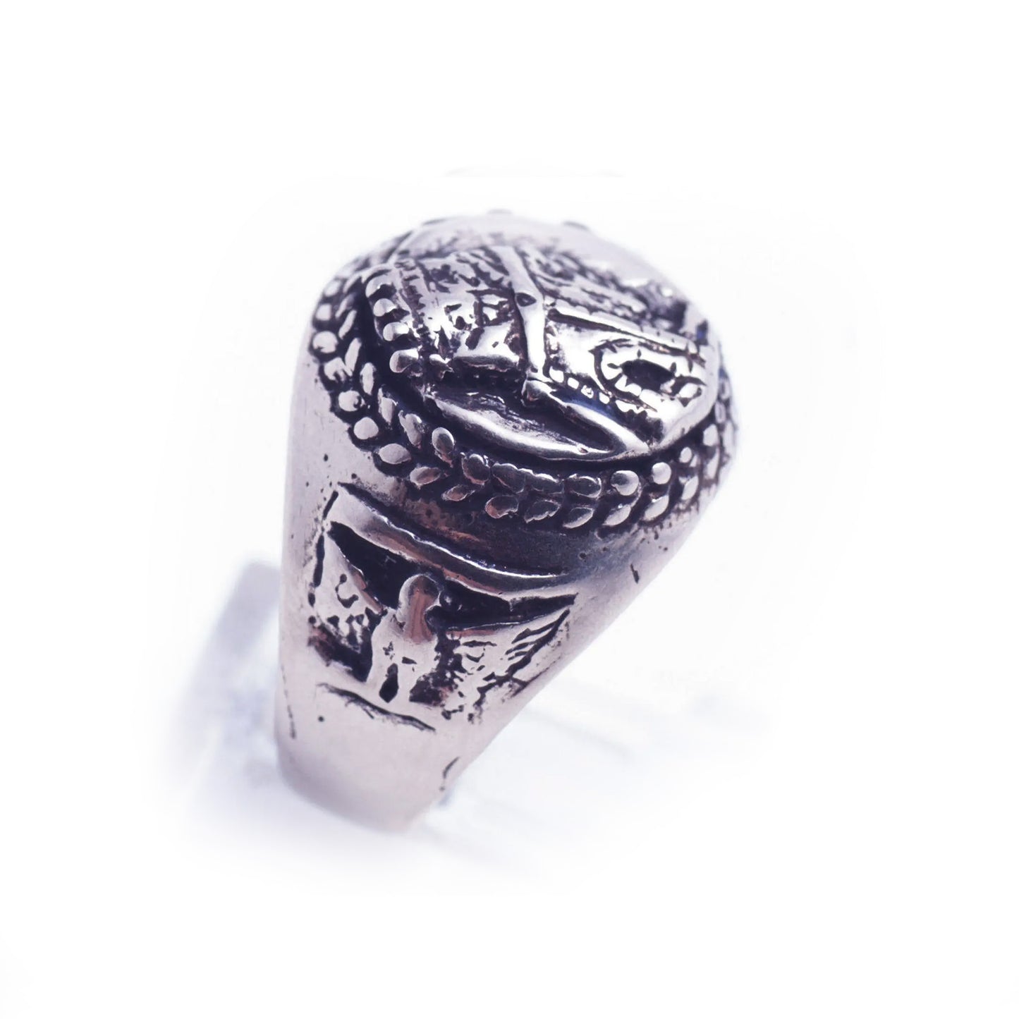 Armenian Powerfull King of Kings Tigran The Great Sterling Silver Ring V6