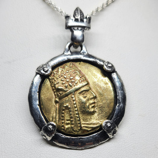 Tigran The Great Gold and Silver Pendant