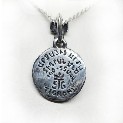 Tigran The Great Silver Pendant