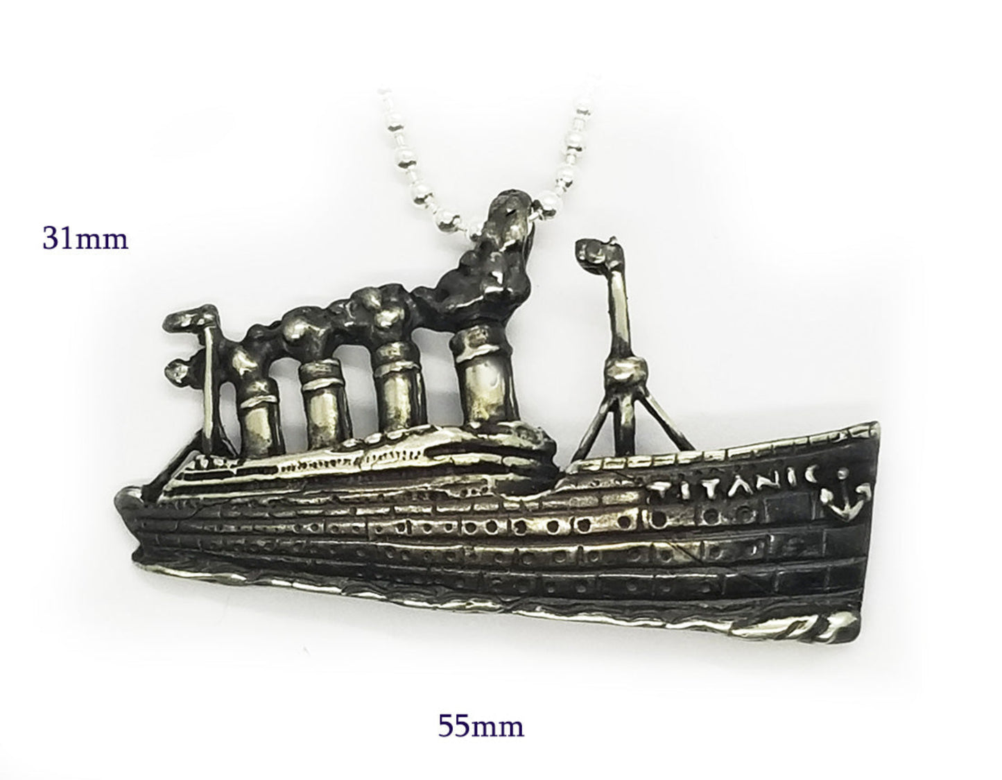 Titanic Sterling Silver Pendant