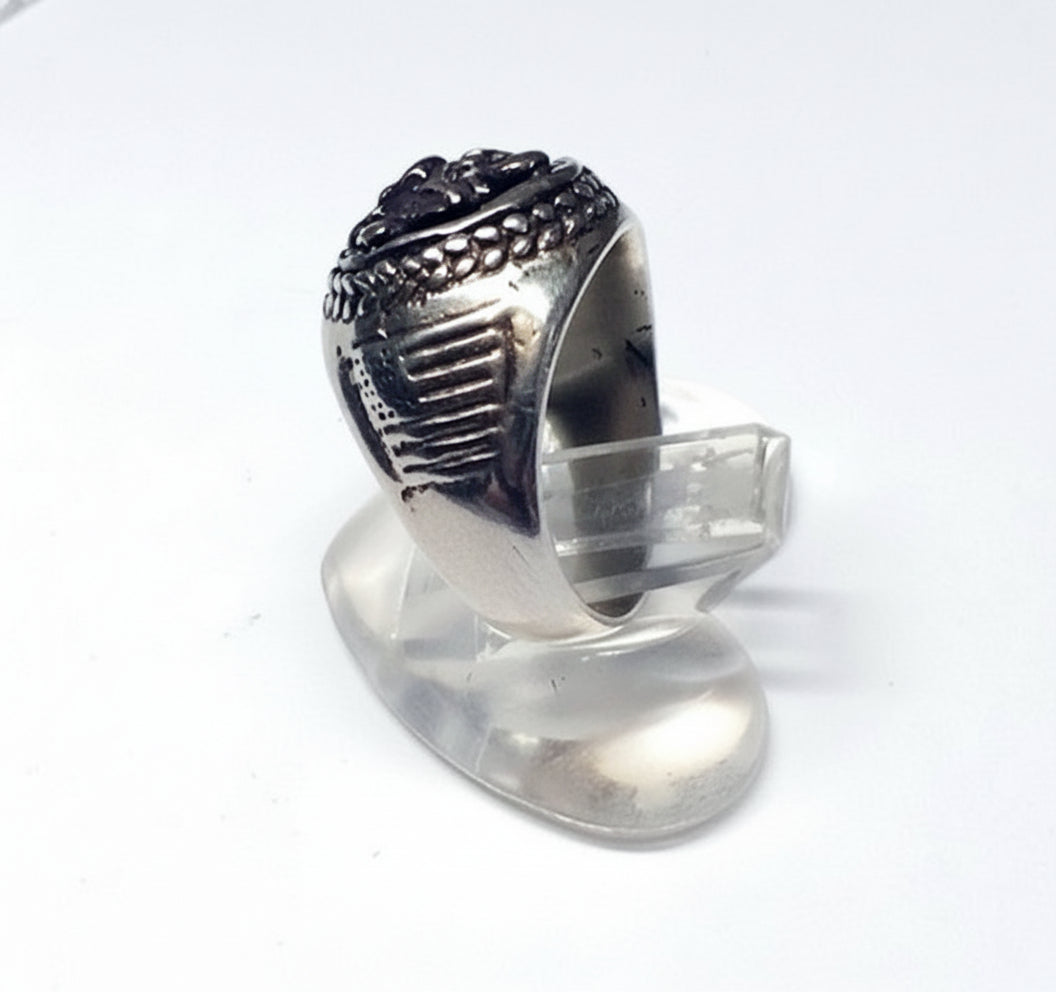 USA Sterling Silver & Bronze small Ring