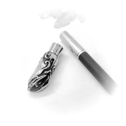 Vagina Pussy Sterling Silver Cigarette Pipe