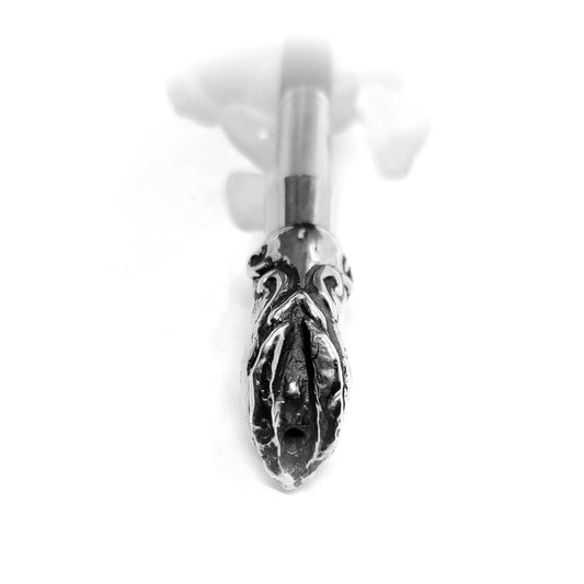 Vagina Pussy Sterling Silver Cigarette Pipe