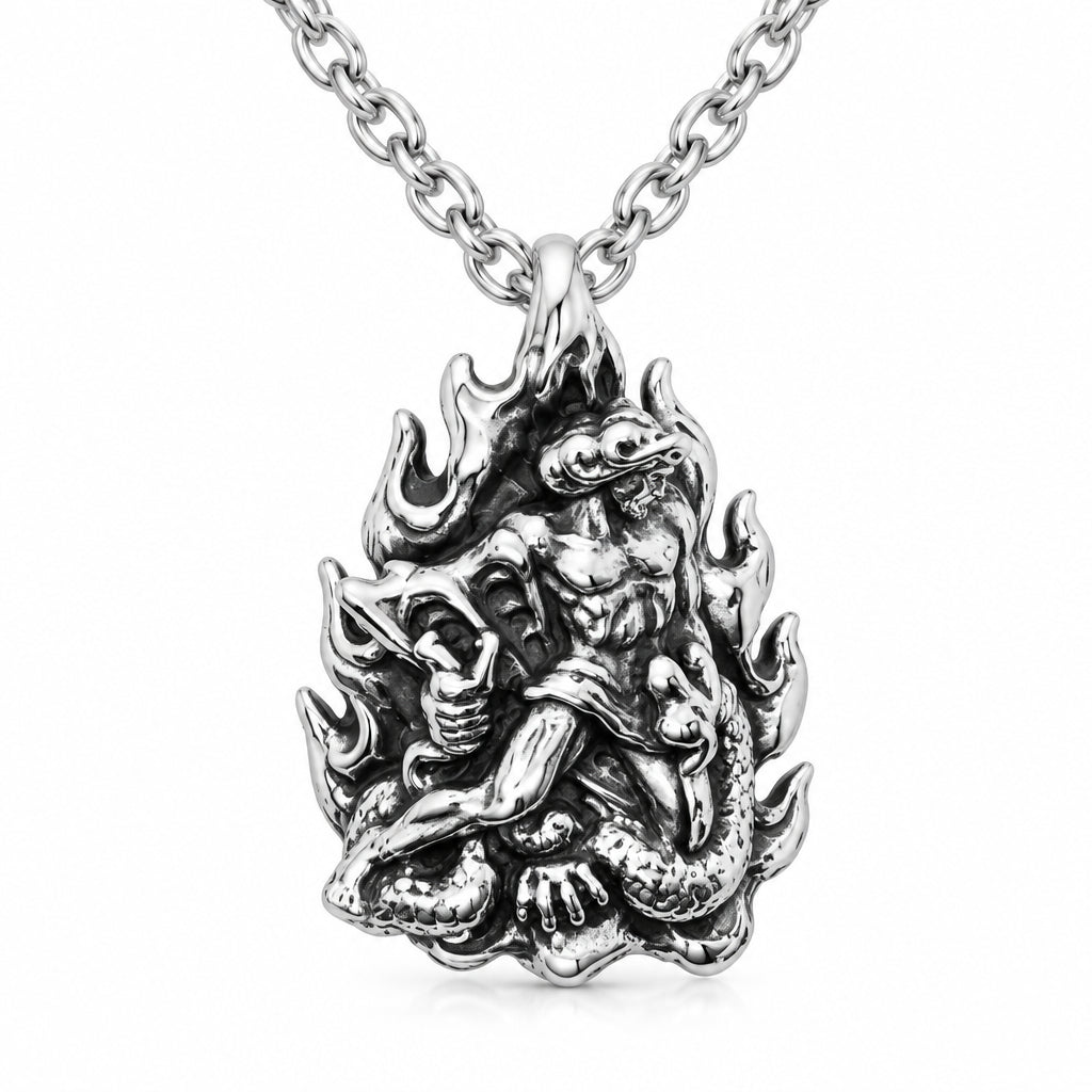 Vahagn Armenian Warrior and Fire God Sterling Silver Pendant