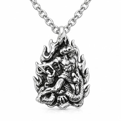Vahagn Armenian Warrior and Fire God Sterling Silver Pendant