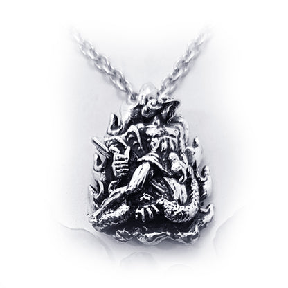 Vahagn Armenian Warrior and Fire God Sterling Silver Pendant