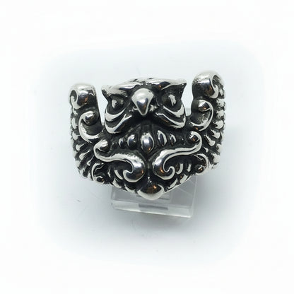 Wise Owl Sterling Silver Ring