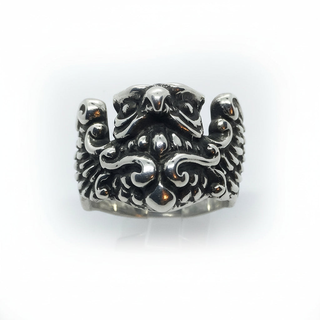 Wise Owl Sterling Silver Ring