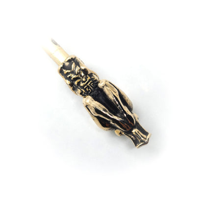 Nude Woman Sterling Silver Pipe