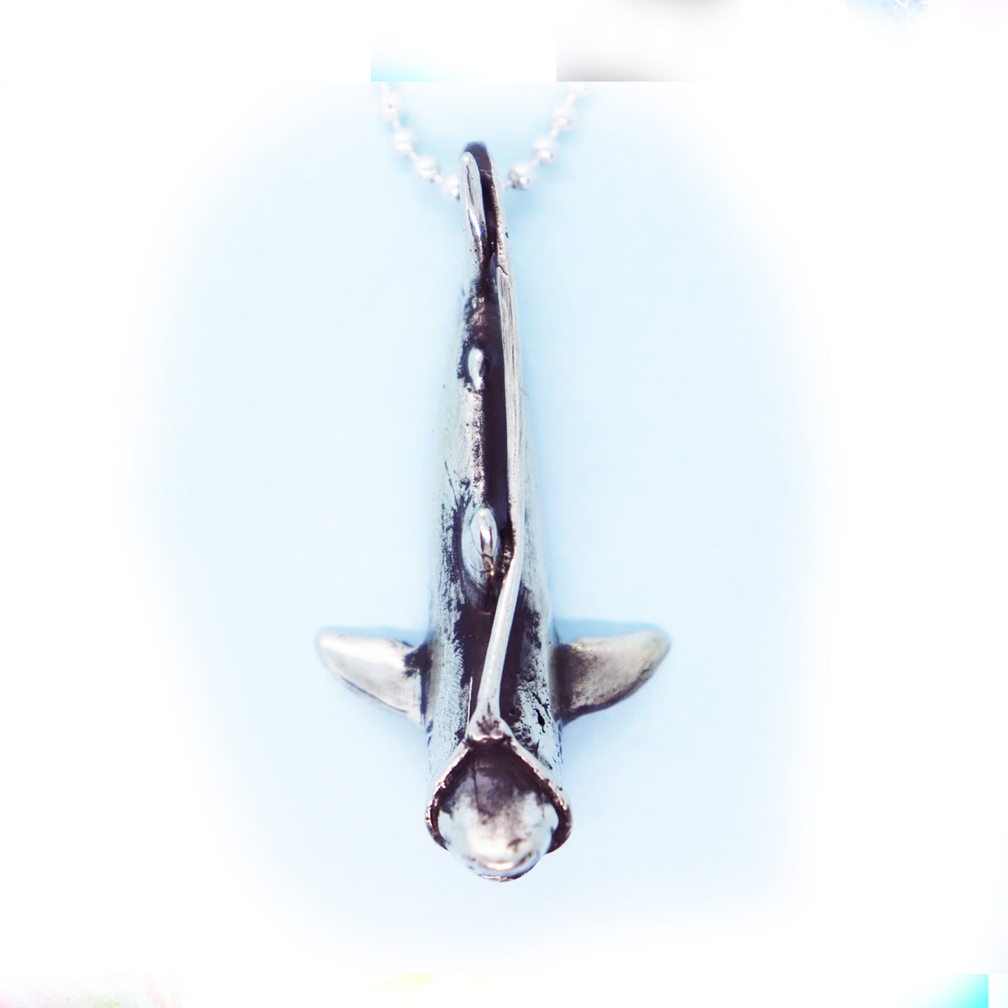 Wrapped Shark Sterling Silver Pendant