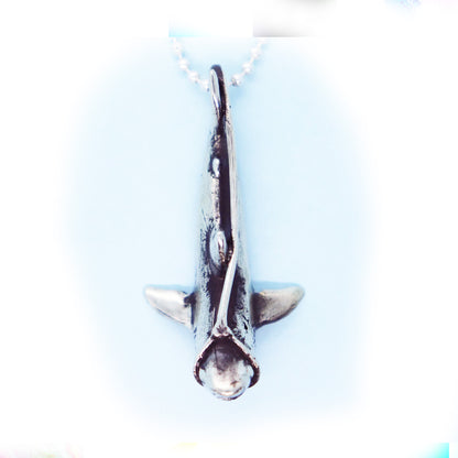 Wrapped Shark Sterling Silver Pendant