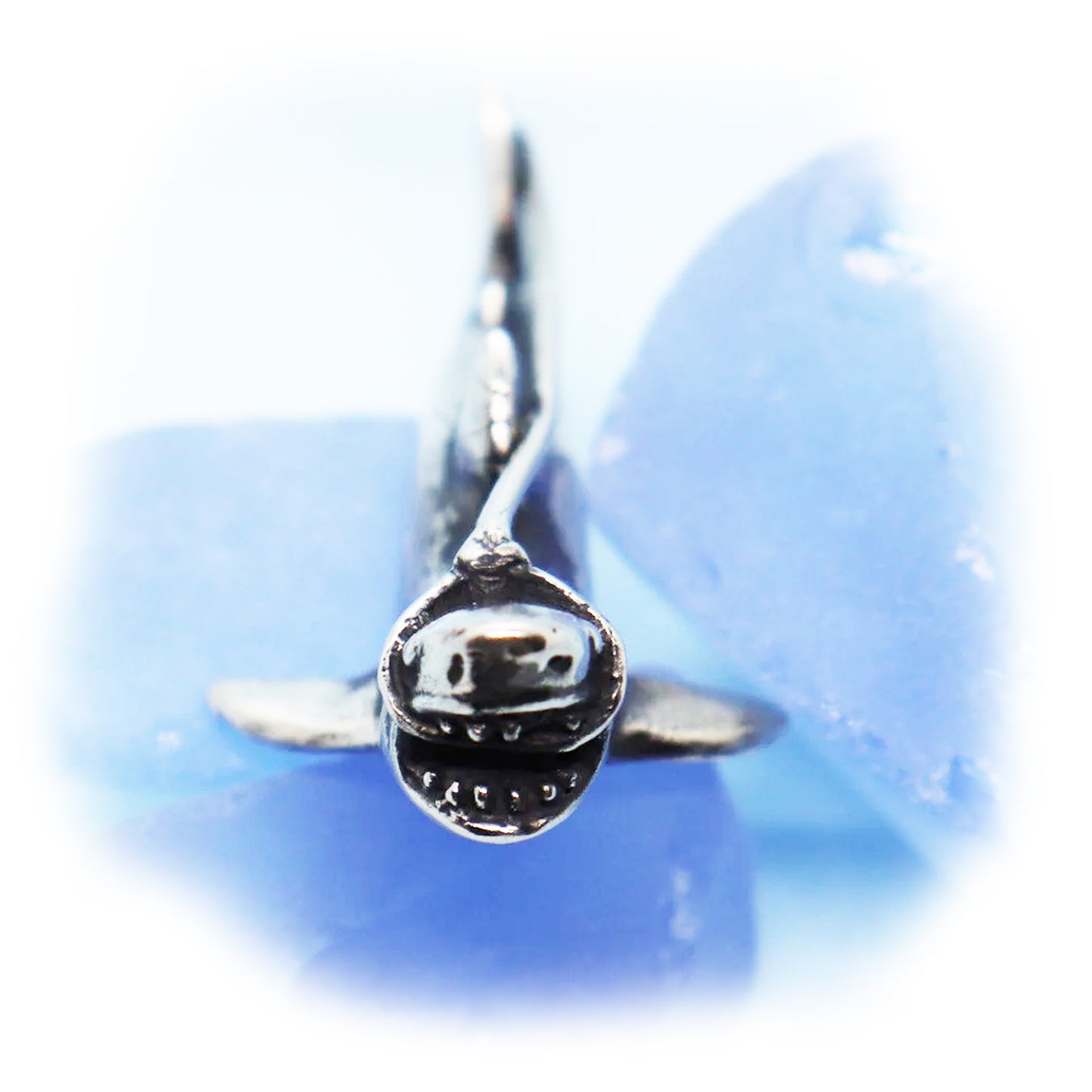 Wrapped Shark Sterling Silver Pendant