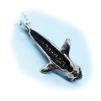 Wrapped Shark Sterling Silver Pendant