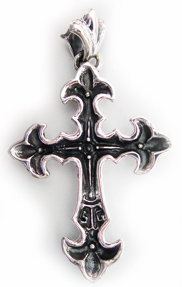 Gothic Silver Cross 3
