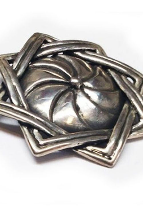 Armenian Star Symbol Eternity Silver Pendant