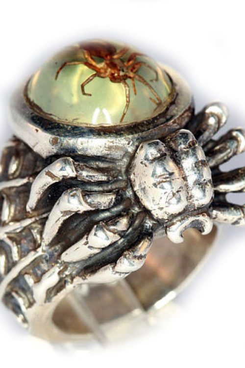 Spider Sterling Silver Ring