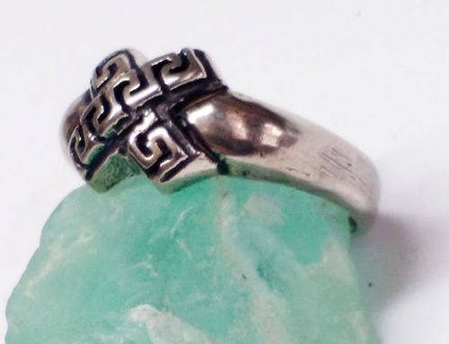 Ancient Design Silver Ring V1 2