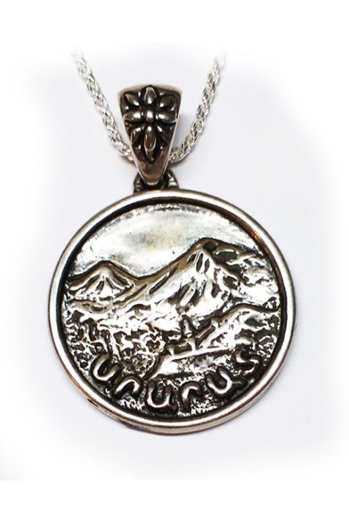 Ararat Mountain Silver Pendant