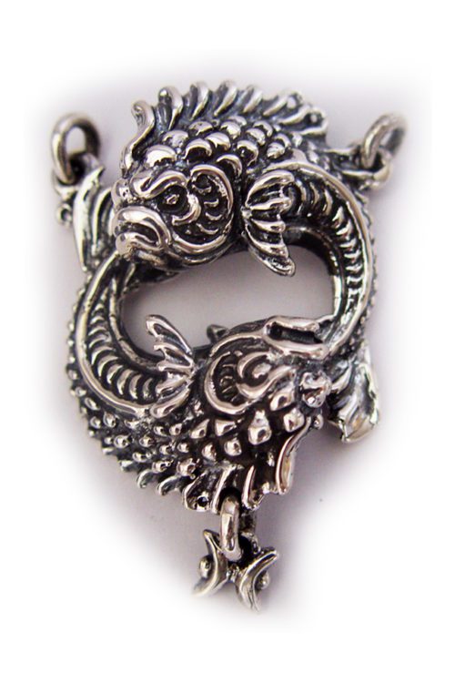 Pisces “February 19 – March 20” Silver Pendant