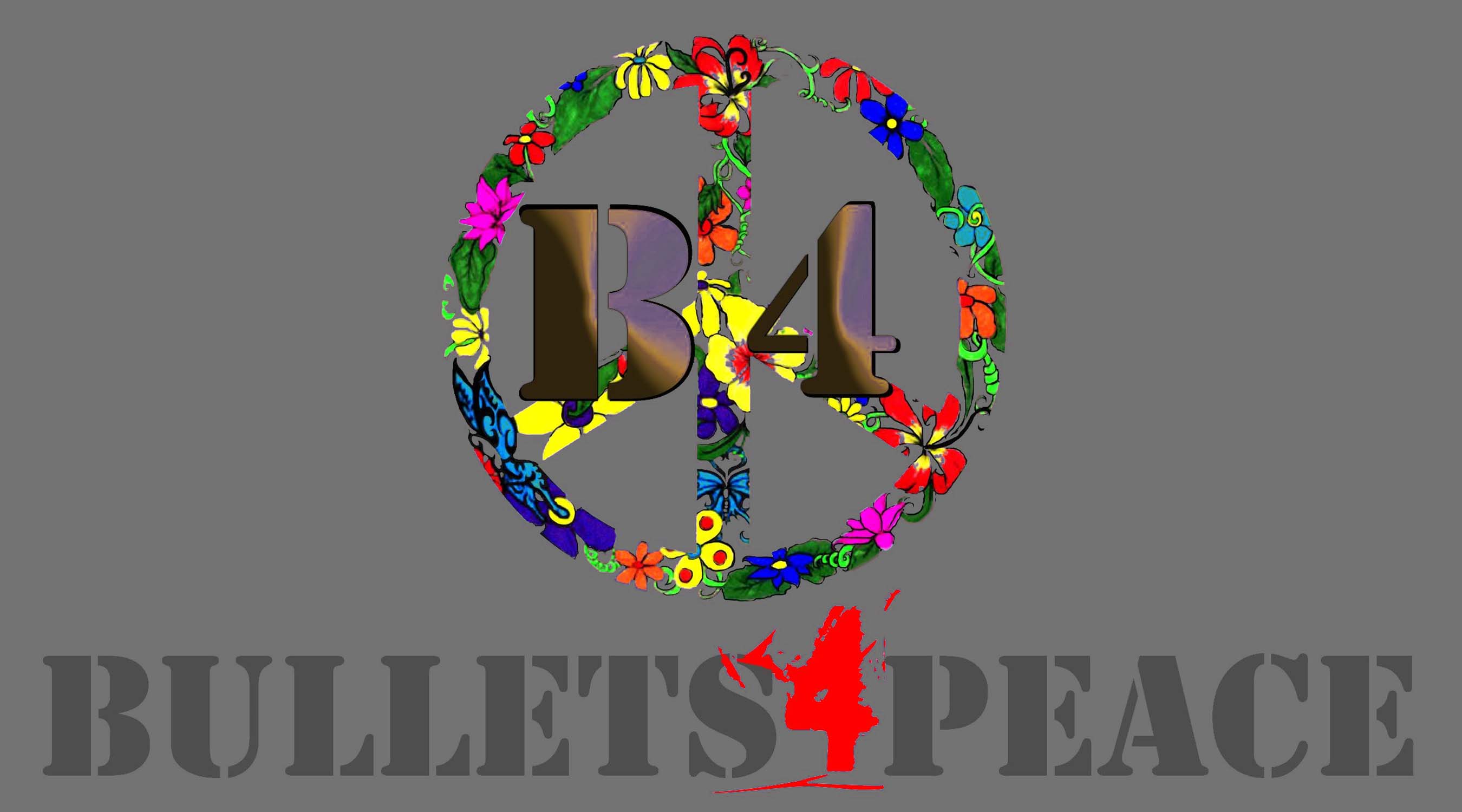 bullets 4 peace bullets image Logo