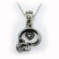 Skull Heart Sterling Silver Pendant