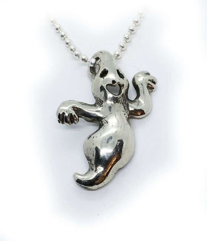 Big Ghost Sterling Silver Pendant