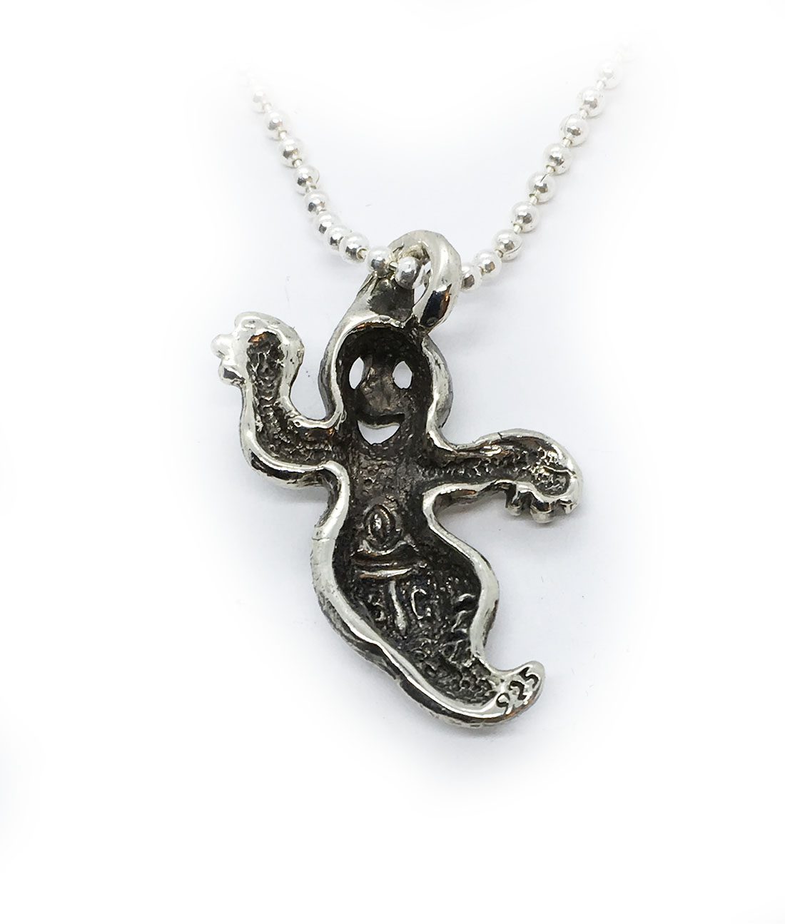 Big Ghost Sterling Silver Pendant
