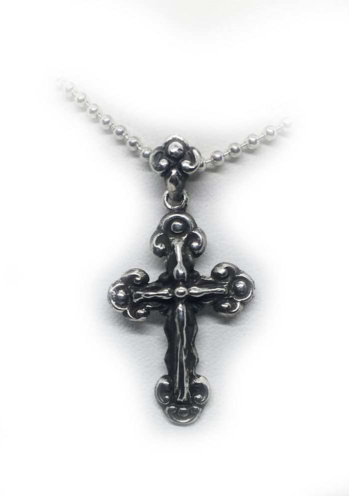 Holy Cross Silver Pendant